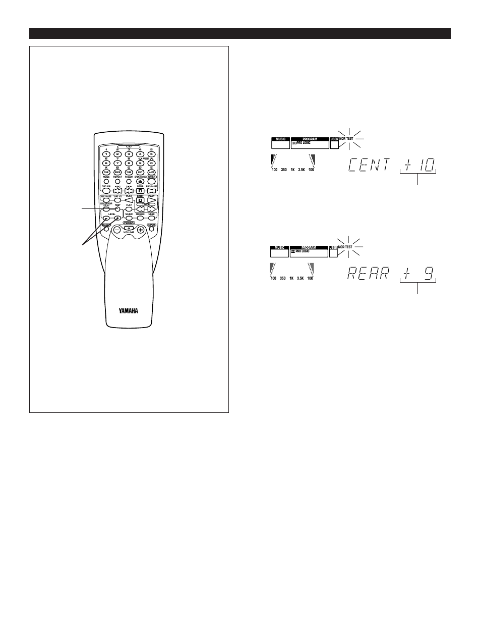 E-16 speaker balance adjustment, Adjustable | Yamaha GX-70 User Manual | Page 28 / 72