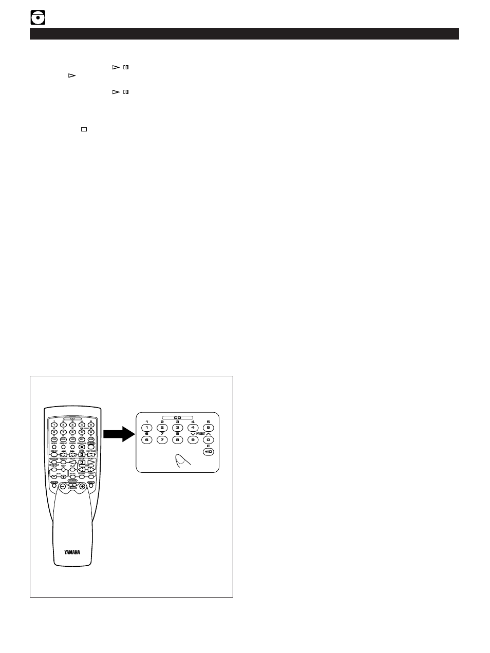 Direct-selection playback, E-18, Compact disc player operation | Direct operation, Playxchange, Do not push the disc table while it is moving, Press the stop button | Yamaha GX-70 User Manual | Page 30 / 72