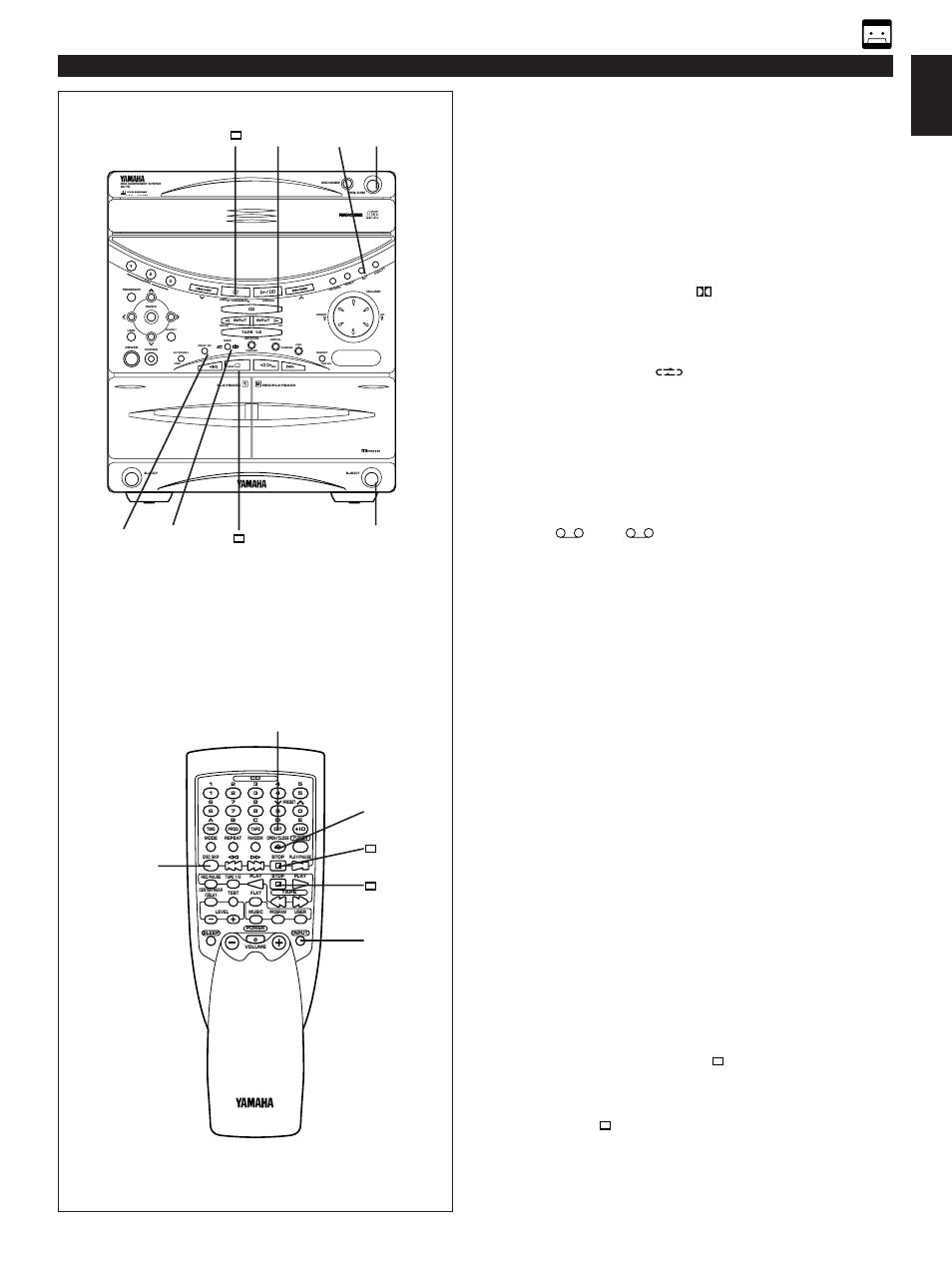 E-37 english, Recording compact discs, Recording programmed tracks | Select the disc by pressing the disc skip button, Load a tape into the deck 2 cassette compartment, Follow steps 3–6 described above | Yamaha GX-70 User Manual | Page 49 / 72