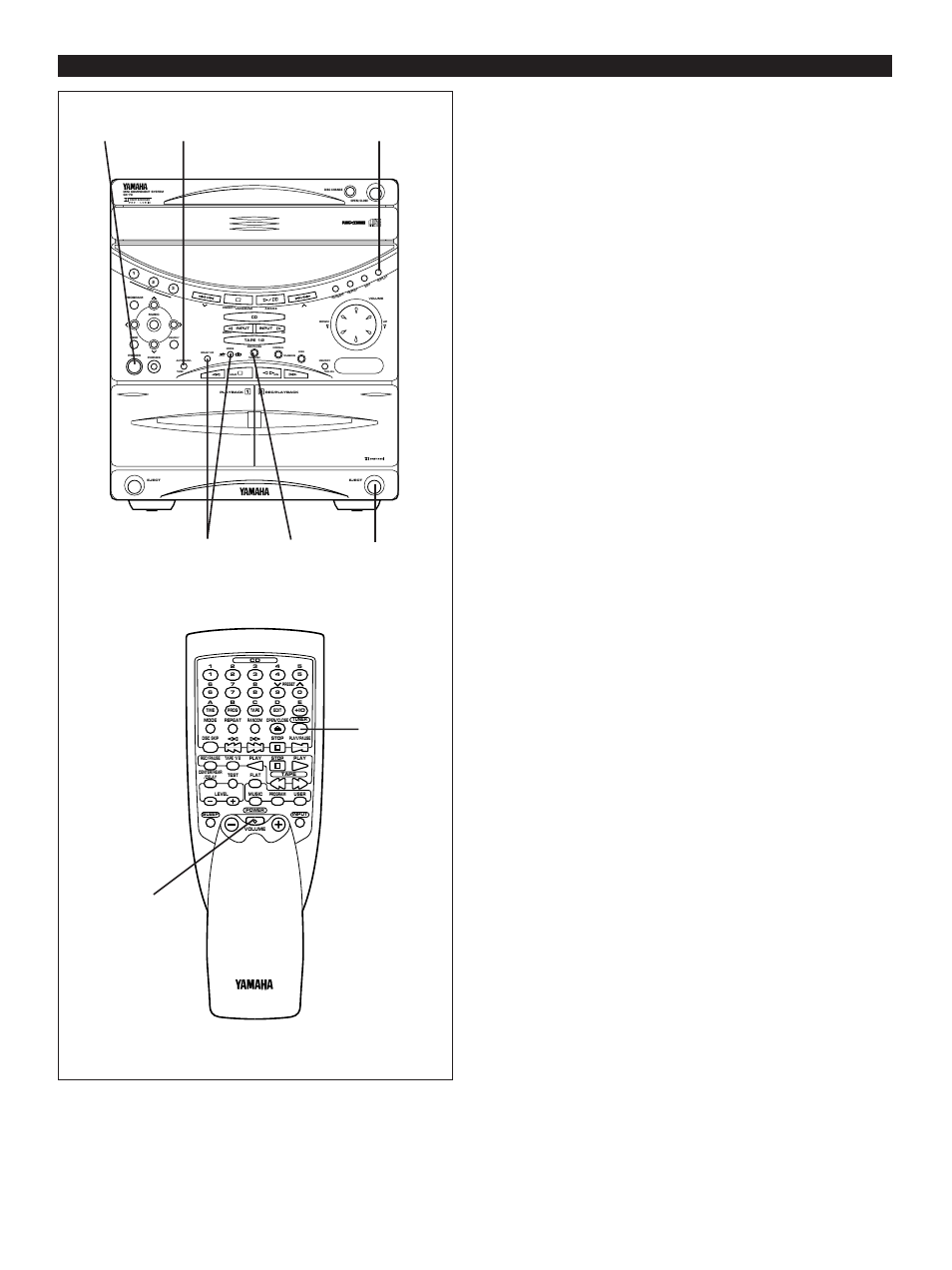 Timer recording (to record a tuner program), E-54, How to use the built-in timer | Timer rec, Power display power tuner, Press the display button | Yamaha GX-70 User Manual | Page 66 / 72