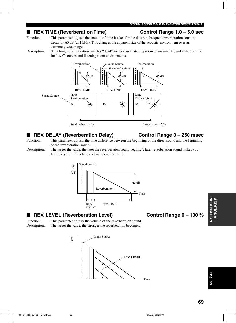 Yamaha HTR-5490 User Manual | Page 73 / 83