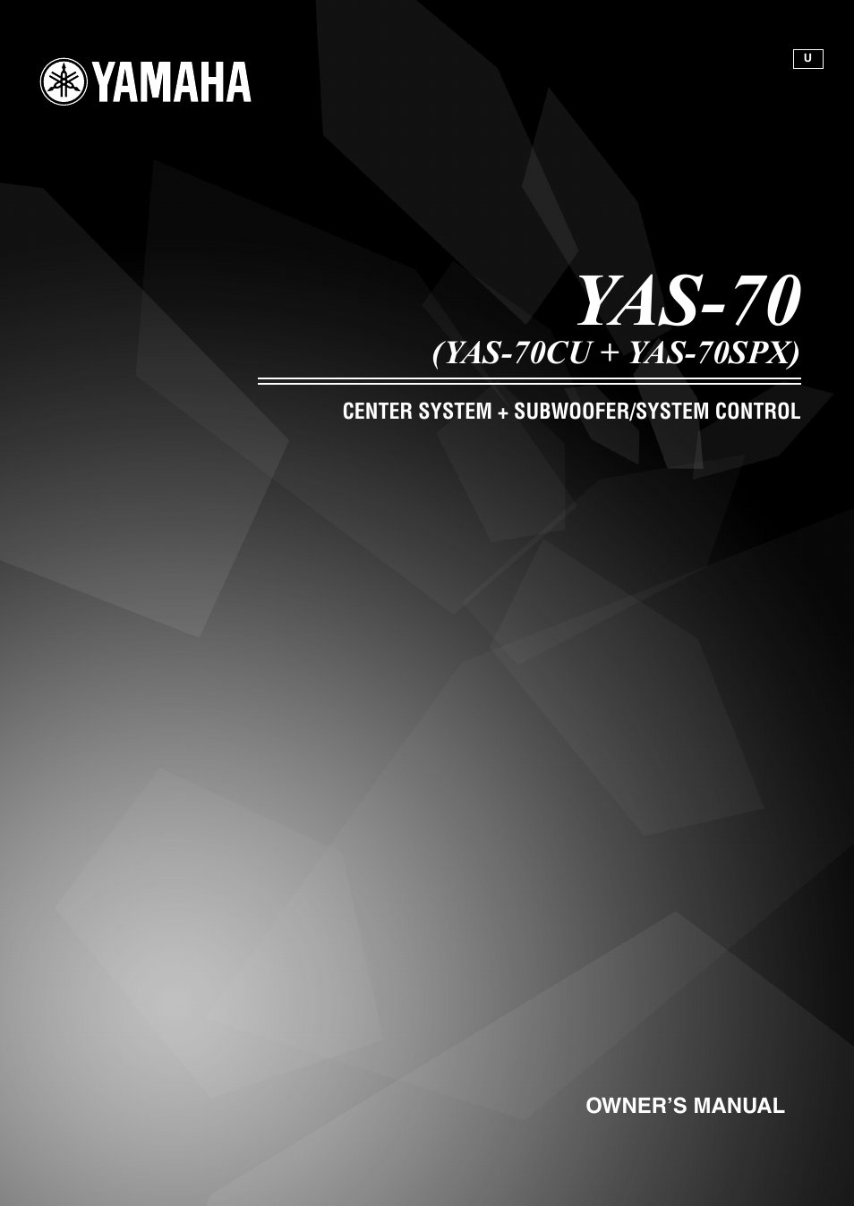 Yamaha YAS-70 User Manual | 34 pages