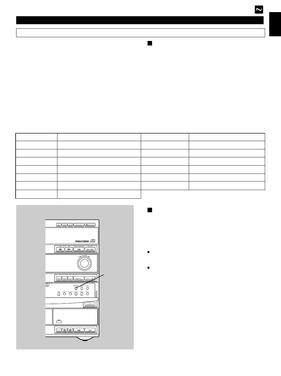 Receiving rds stations, E-21 english Ⅵ changing the rds modes, Tuning operation | Rds modes, Rt (radio text) mode ct (clock time) mode, Pty modes | Yamaha GX-700 User Manual | Page 29 / 52