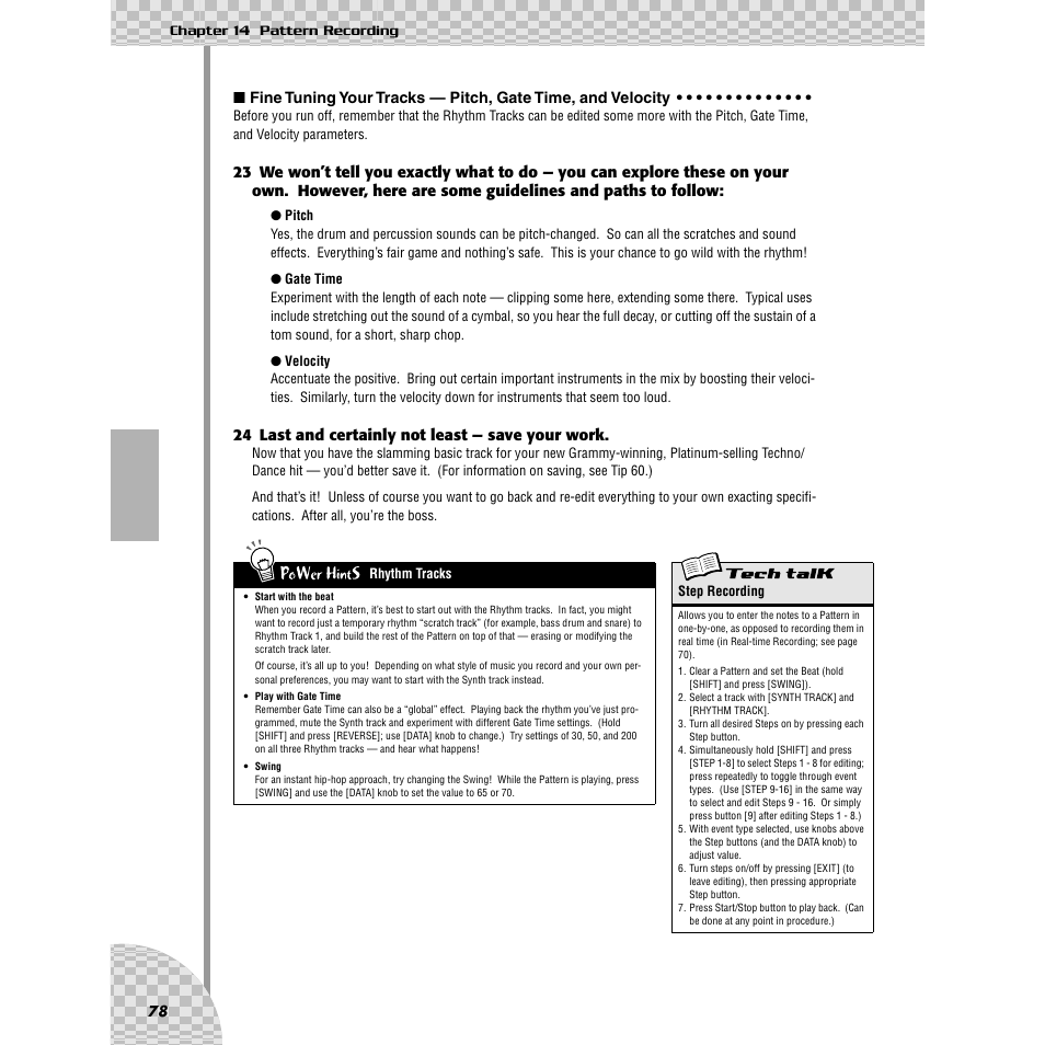 24 last and certainly not least — save your work | Yamaha AN200 User Manual | Page 78 / 147