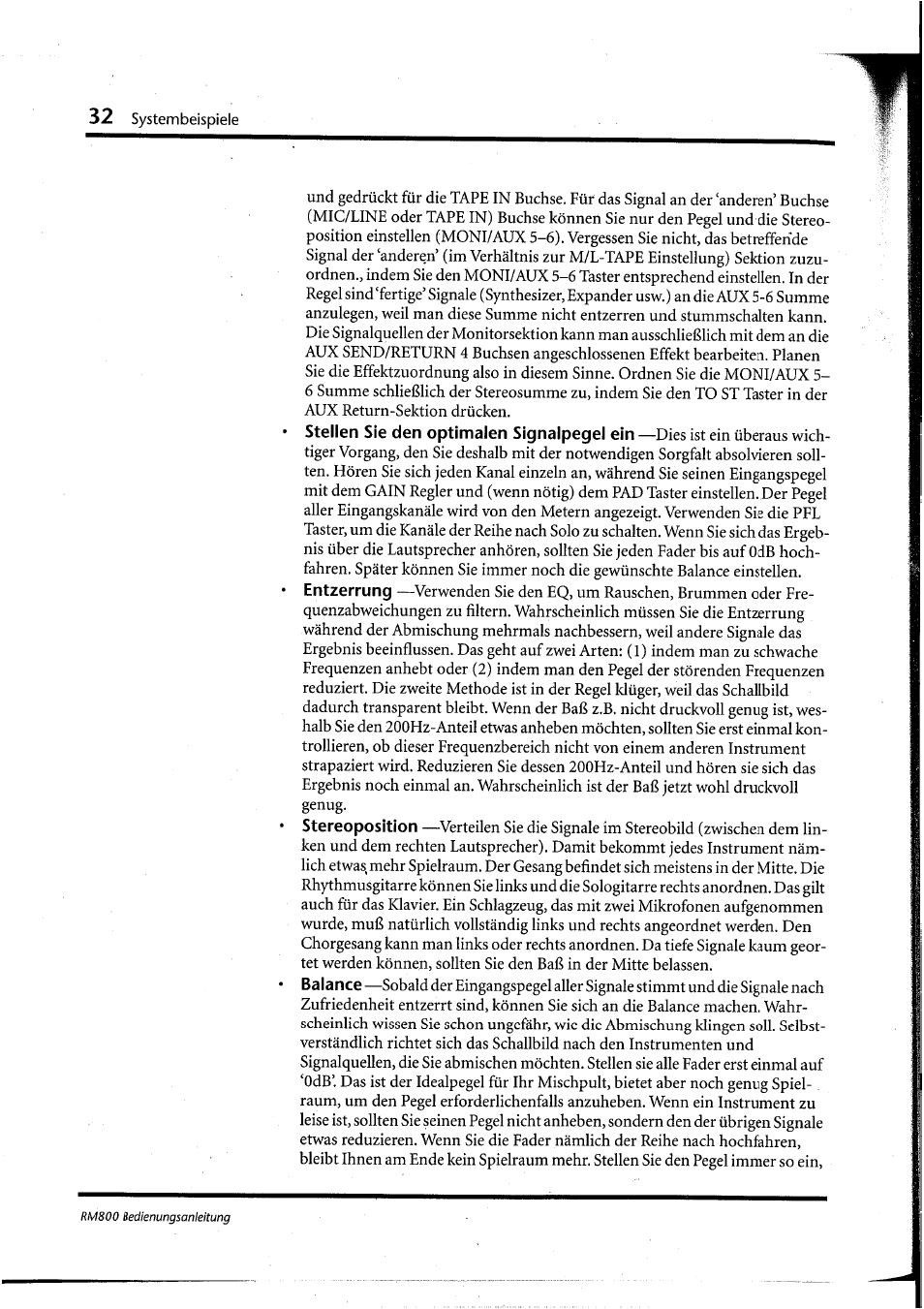 Yamaha RM800 User Manual | Page 115 / 163