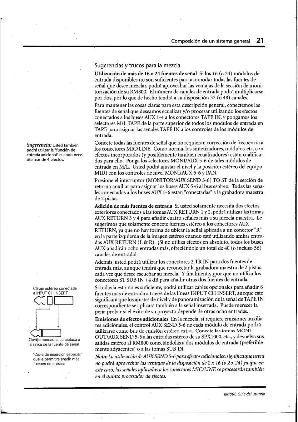 Yamaha RM800 User Manual | Page 144 / 163