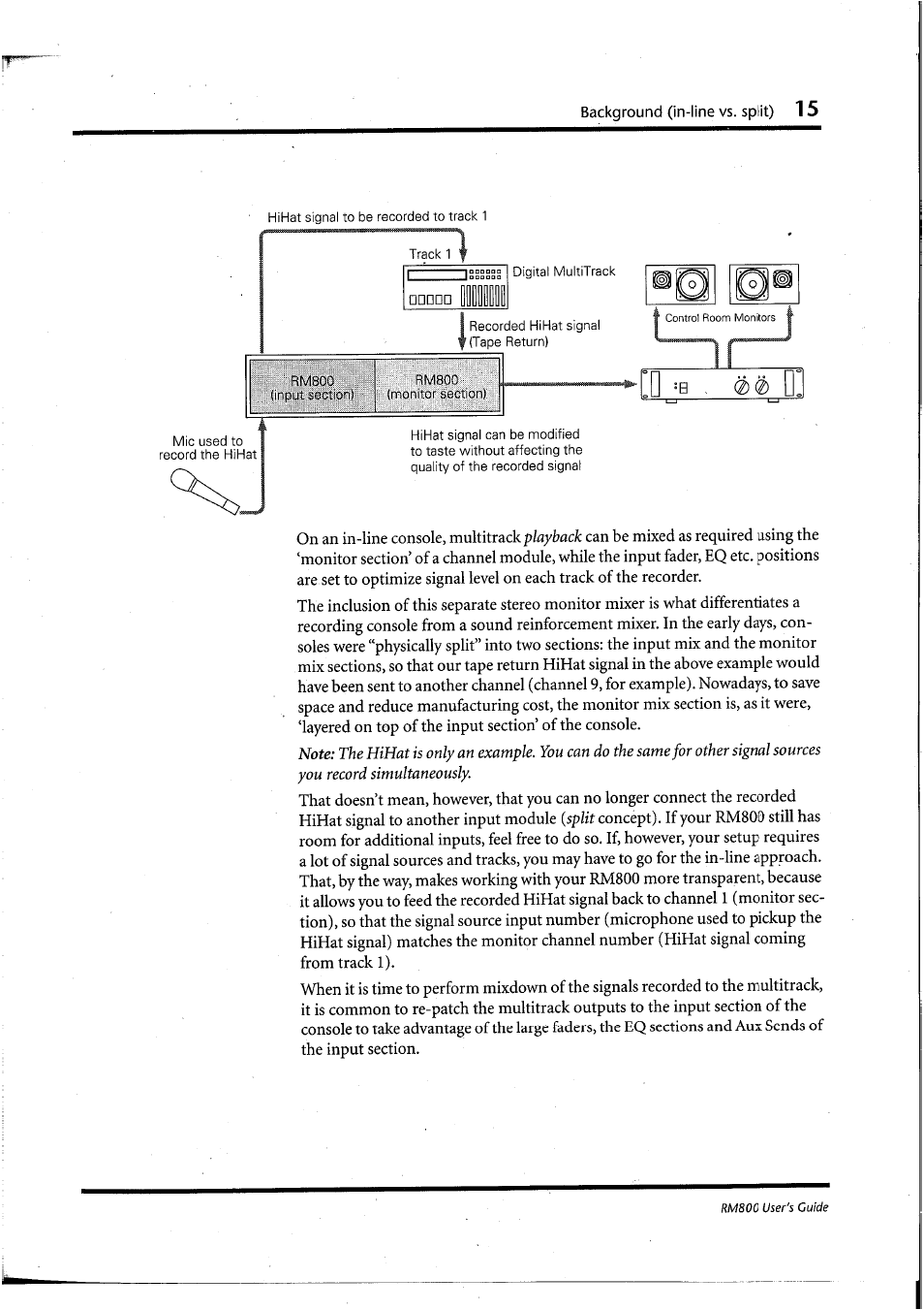 Yamaha RM800 User Manual | Page 18 / 163