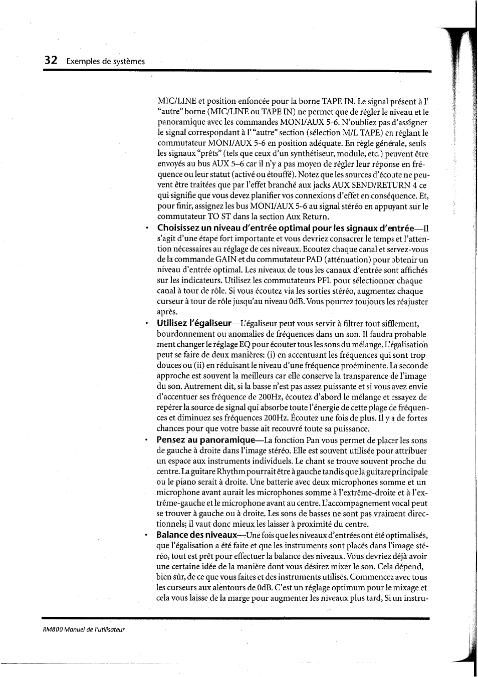 Yamaha RM800 User Manual | Page 75 / 163