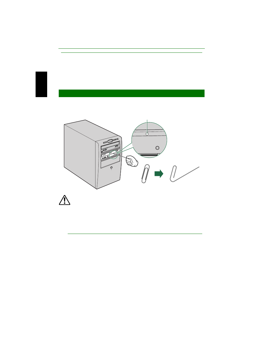 Ejecting a disc in an emergency, P. 51 | Yamaha CD Recordable/Rewritable Drive CRW2200S User Manual | Page 59 / 75