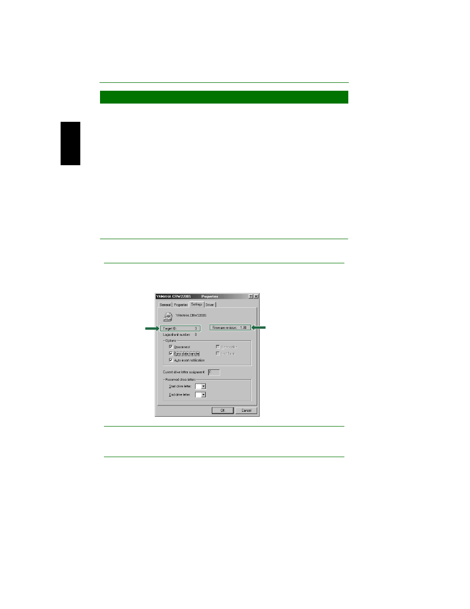 About firmware | Yamaha CD Recordable/Rewritable Drive CRW2200S User Manual | Page 67 / 75