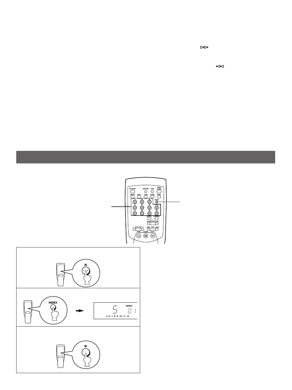 Index search | Yamaha CDX-490 User Manual | Page 14 / 23