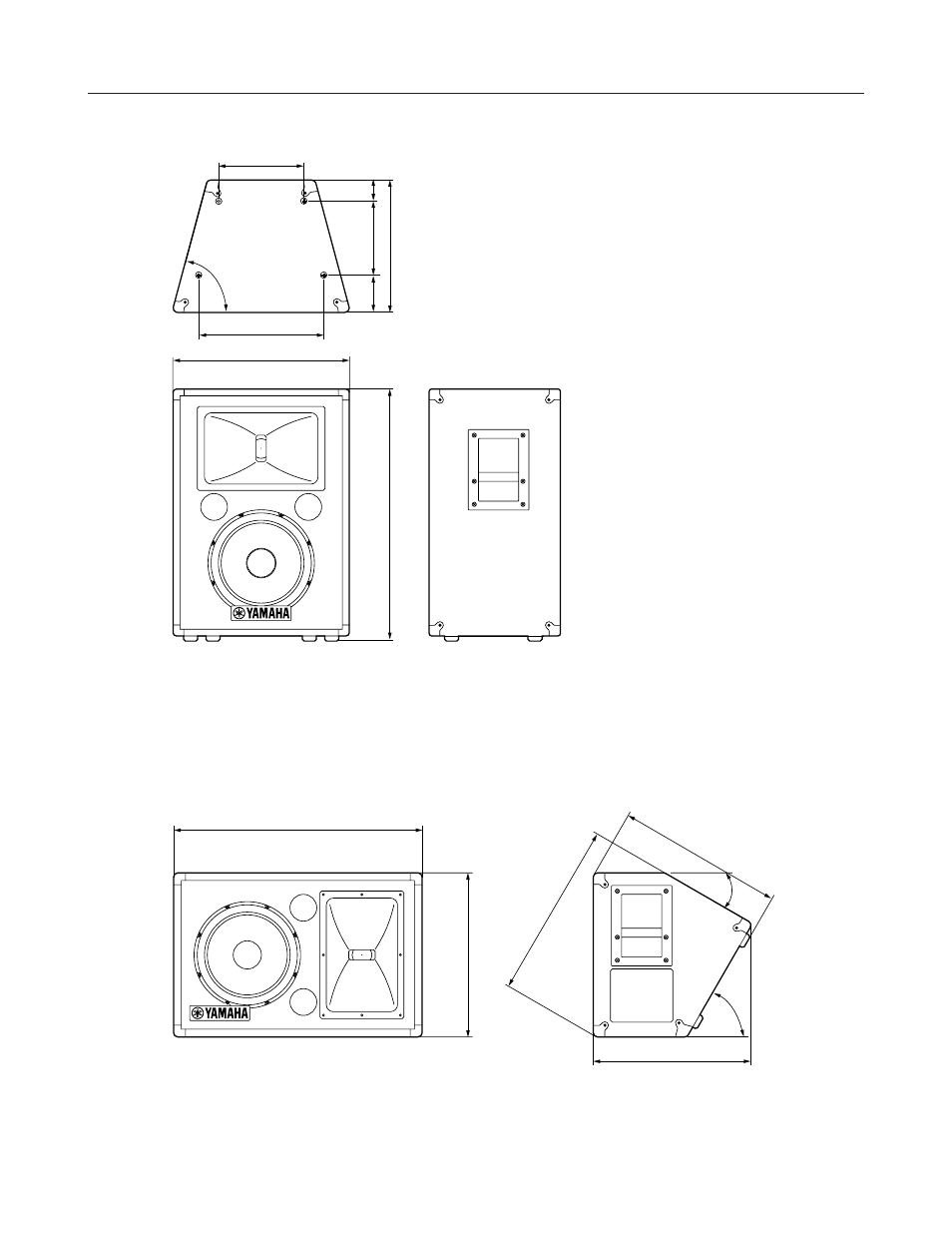 Dimensions | Yamaha F15 User Manual | Page 10 / 13