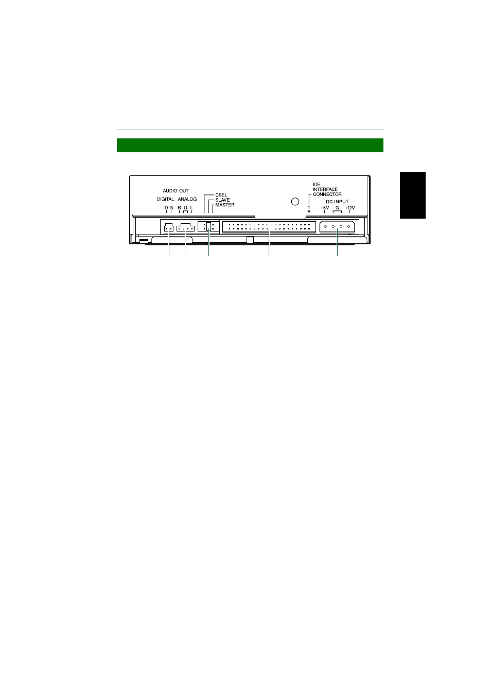 Rear panel | Yamaha CD Recordable/Rewritable Drive CRW2200 User Manual | Page 16 / 51