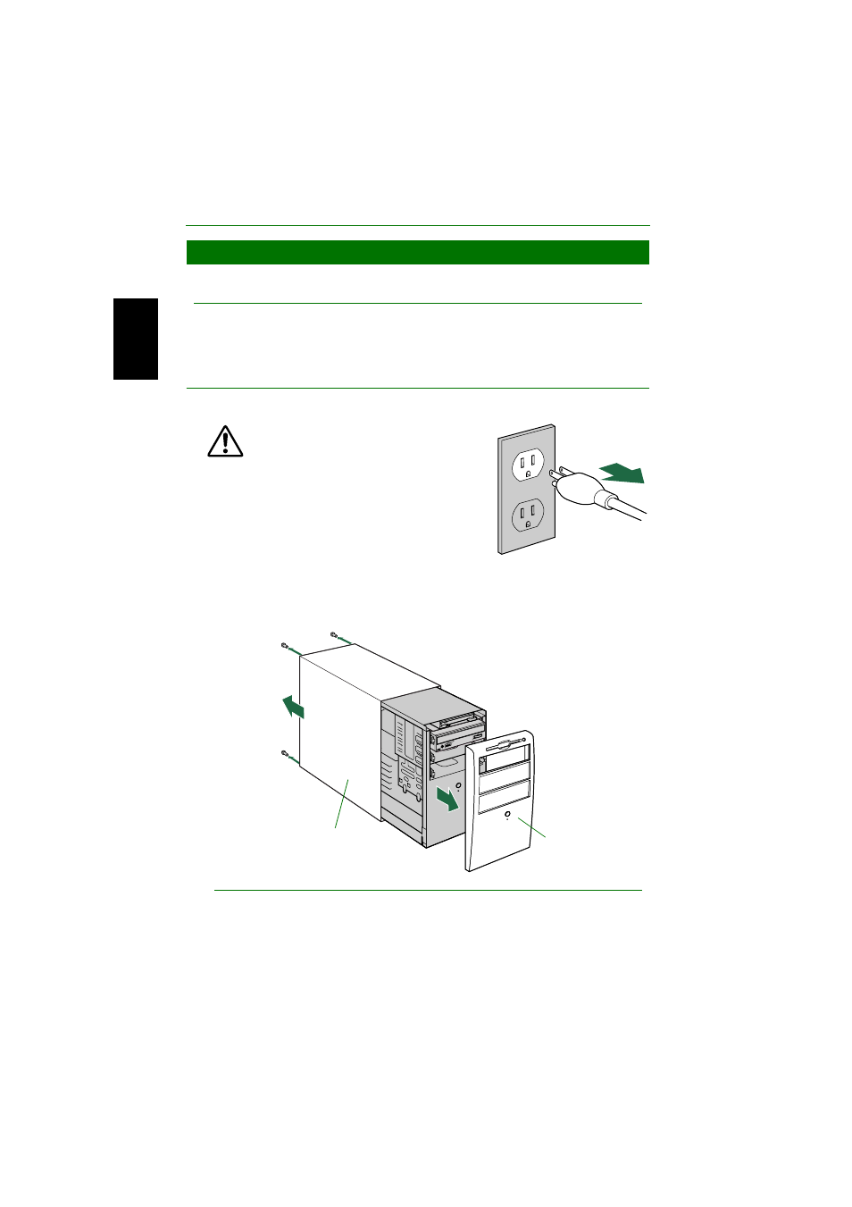 Connecting the crw2200e drive, P. 11, Opening the computer | Yamaha CD Recordable/Rewritable Drive CRW2200 User Manual | Page 19 / 51