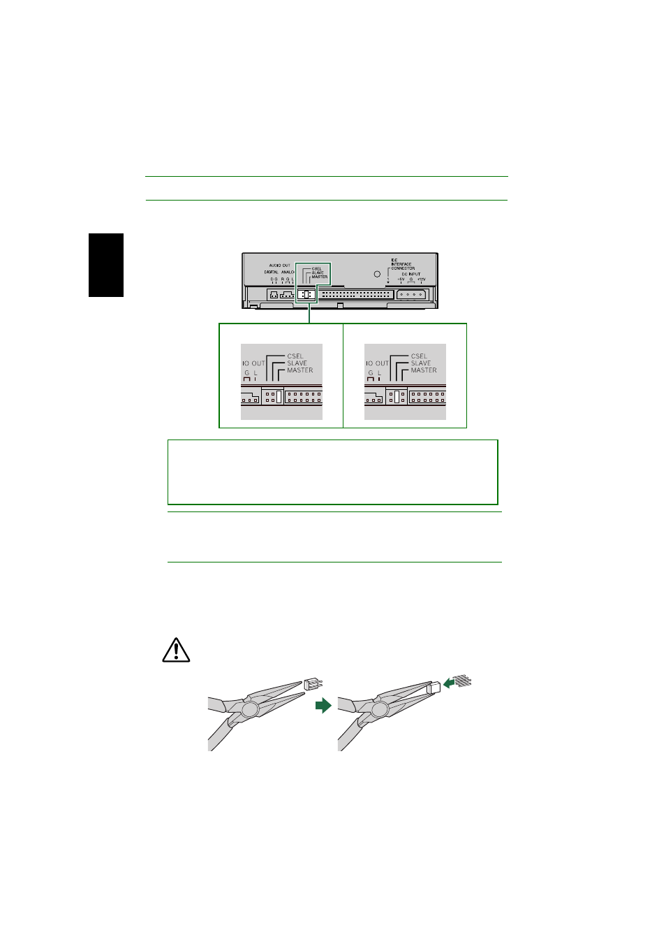 P. 17), P. 17, Setting the jumper switches | Yamaha CD Recordable/Rewritable Drive CRW2200 User Manual | Page 25 / 51