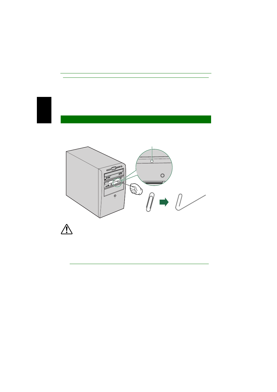 Ejecting a disc in an emergency, Sc. (→p. 29) | Yamaha CD Recordable/Rewritable Drive CRW2200 User Manual | Page 37 / 51
