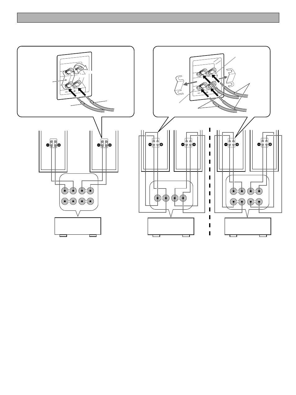 Connections to your amplifier, Connections | Yamaha NS-200S User Manual | Page 4 / 6