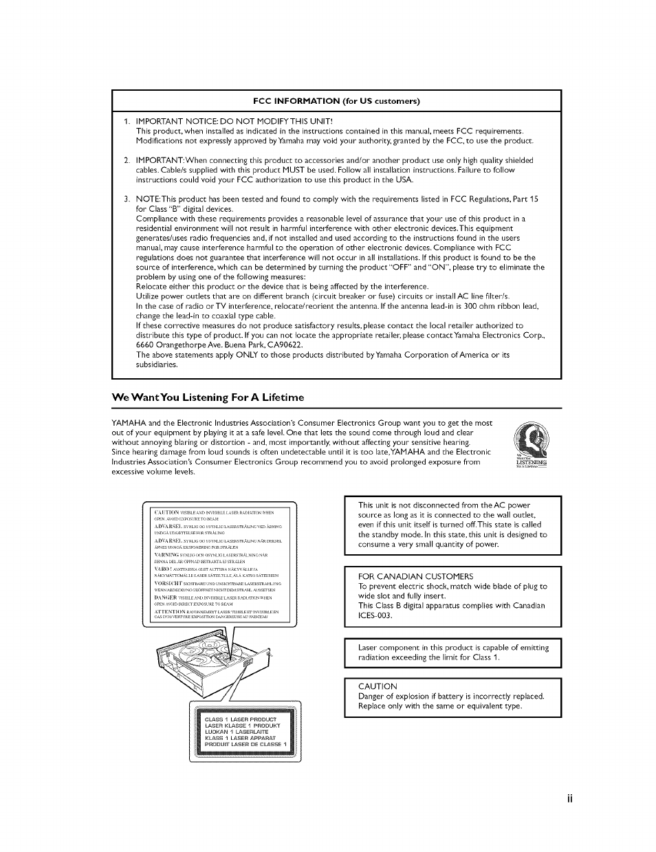 Yamaha CINEMASTATION NX-C300 User Manual | Page 3 / 53