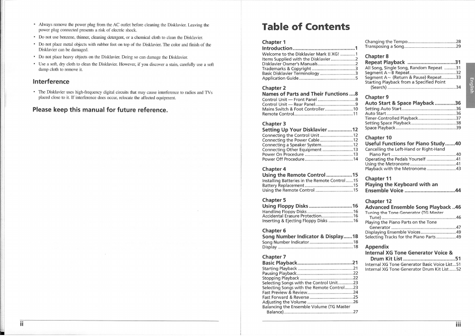 Yamaha disklavier Mark II XG Series User Manual | Page 6 / 14