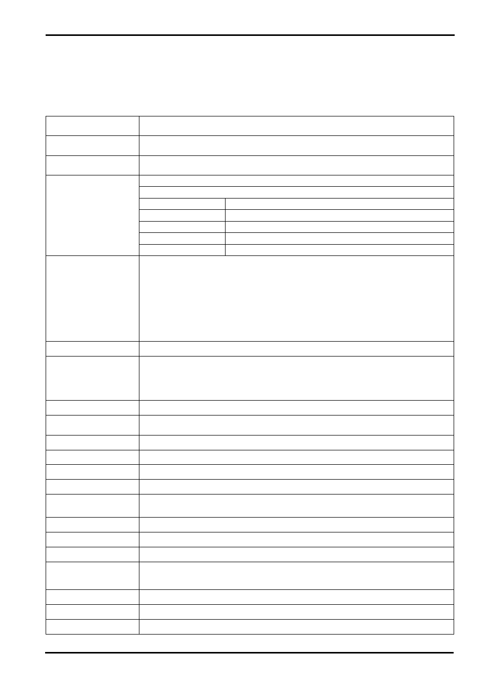 Specifications, General specifications | Yamaha EMX68s User Manual | Page 29 / 34