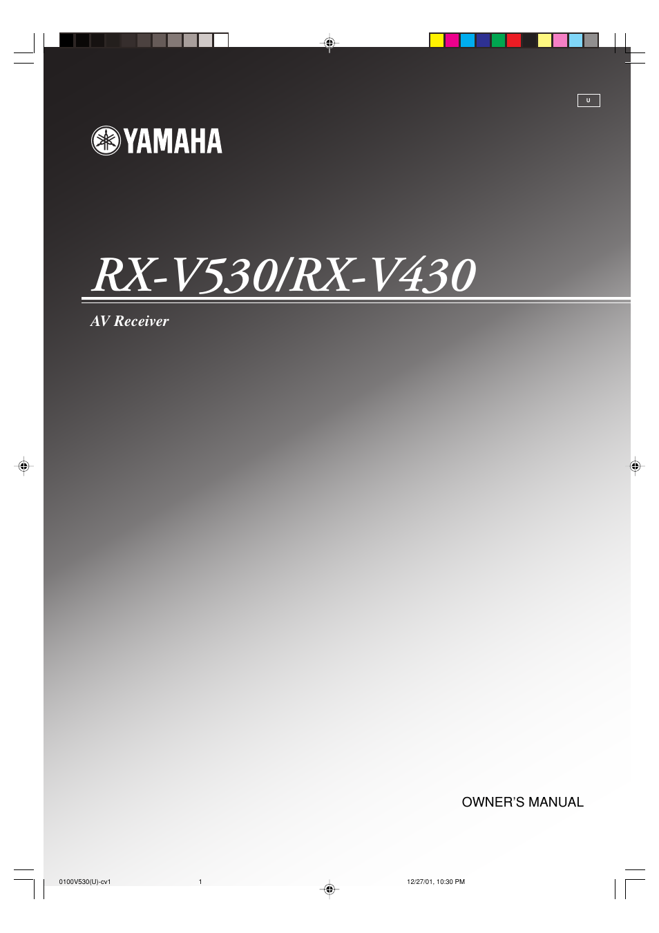 Yamaha RX-V530/RX-V430 User Manual | 67 pages