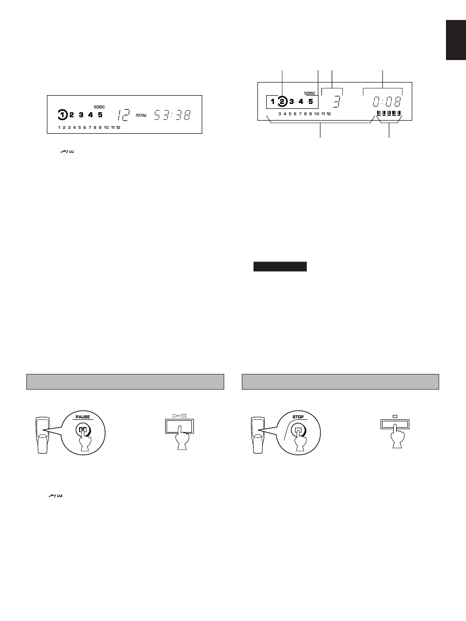 English | Yamaha CDC-902 User Manual | Page 9 / 24