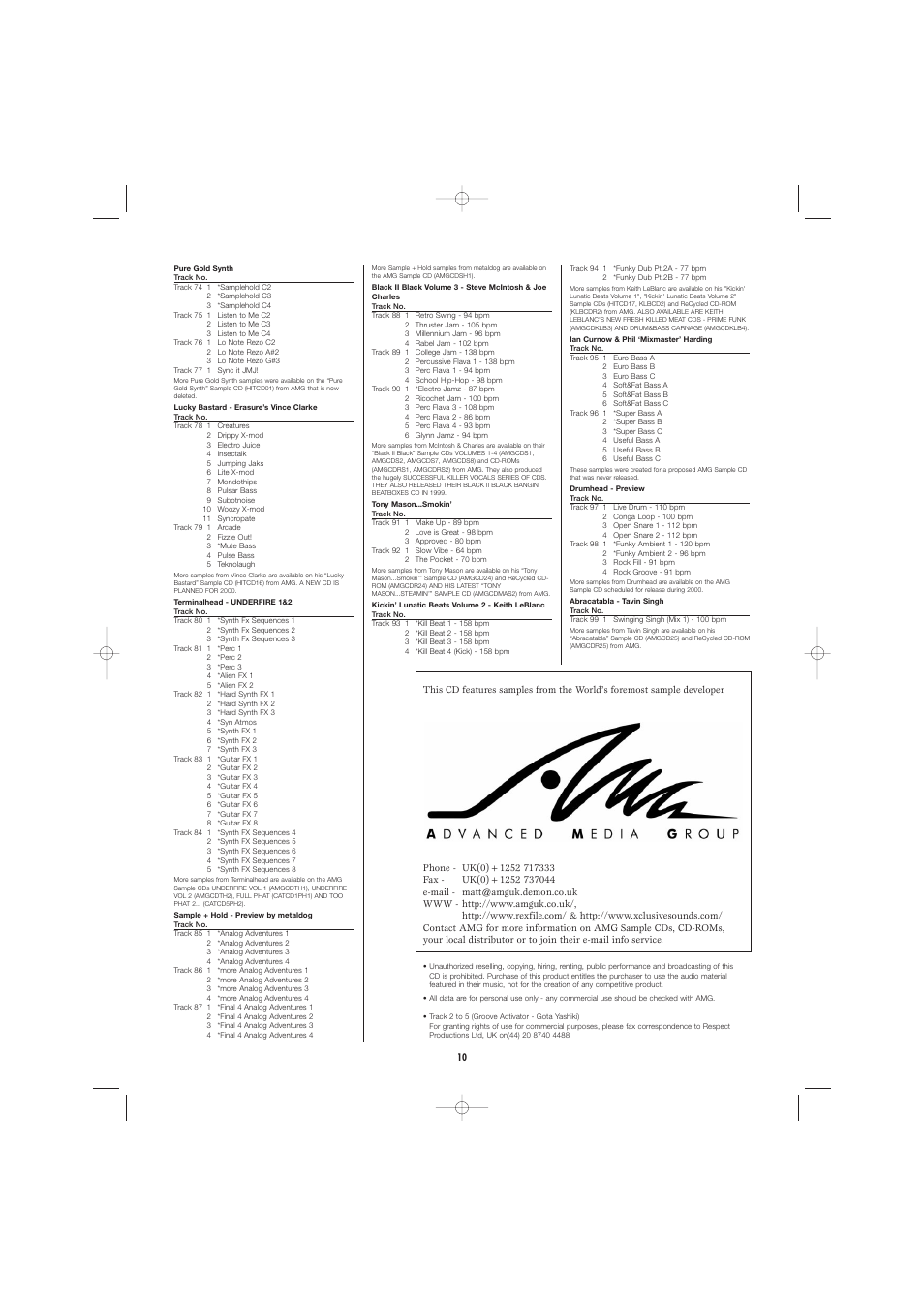 Yamaha Floppy Disks A4000 User Manual | Page 20 / 24