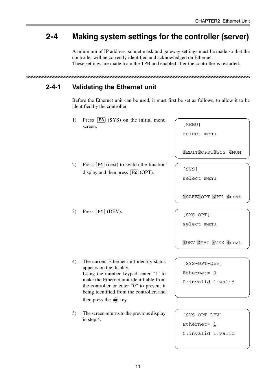 4-1 validating the ethernet unit | Yamaha DRCX User Manual | Page 17 / 52