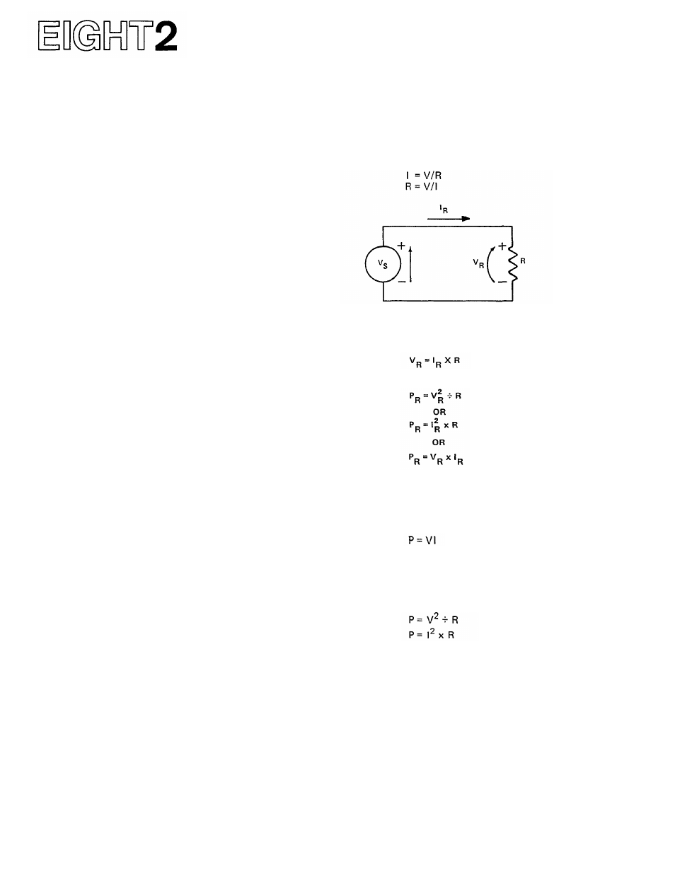 Ohm's law 2, Power 2 | Yamaha P-2200/2201 User Manual | Page 53 / 59