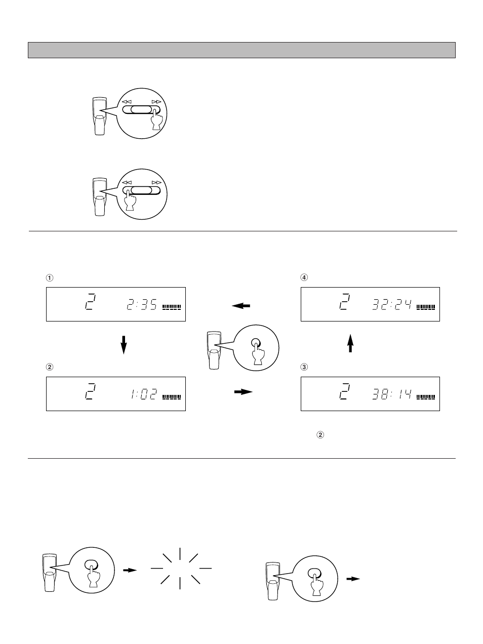 Selecting time displays, Automatic spacing | Yamaha CDX-393MKII User Manual | Page 10 / 23