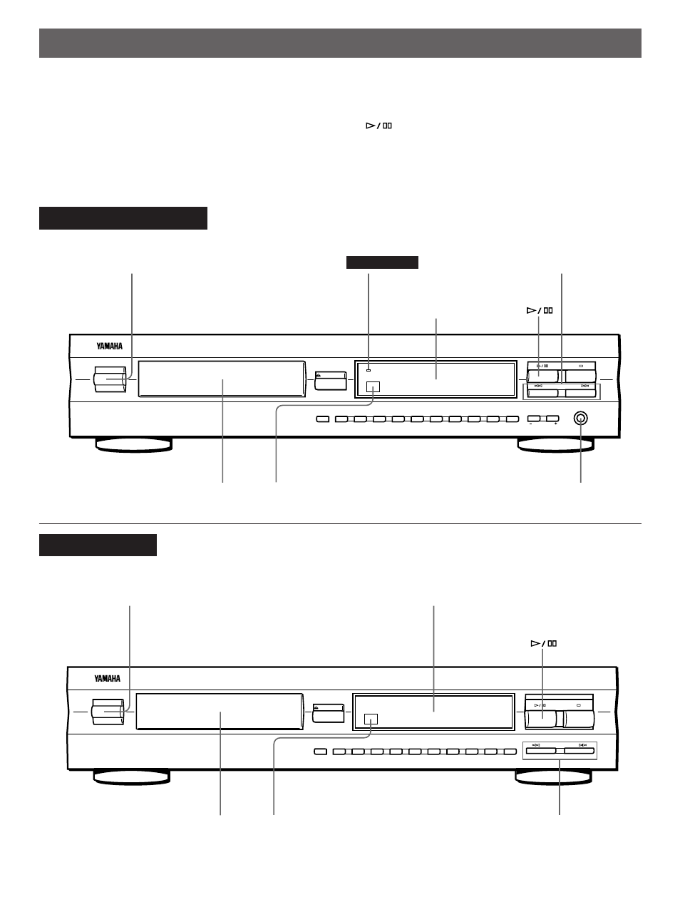Identification of components, Cdx-393mkii, Front panel | Power switch (p. 8) | Yamaha CDX-393MKII User Manual | Page 6 / 23