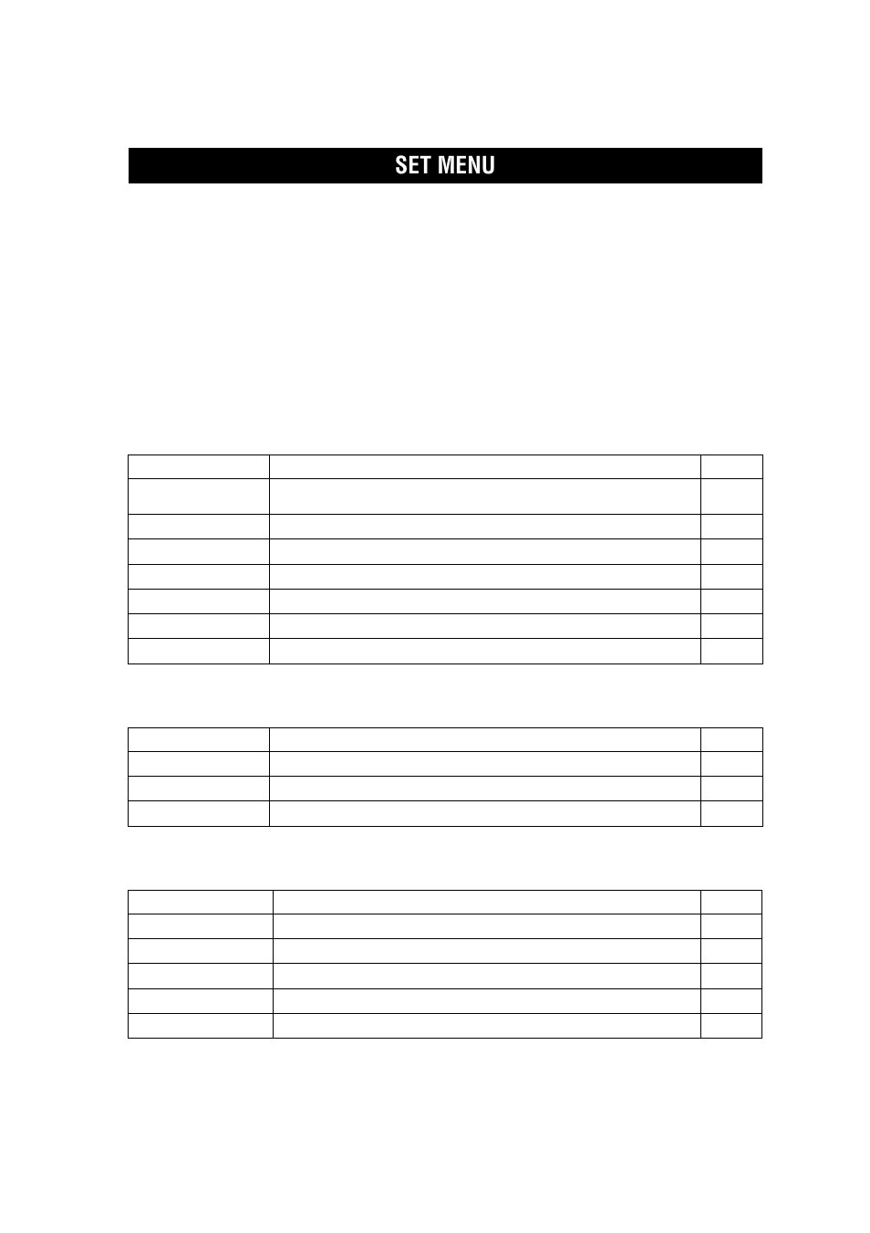 Set menu | Yamaha RX-V457 User Manual | Page 58 / 88