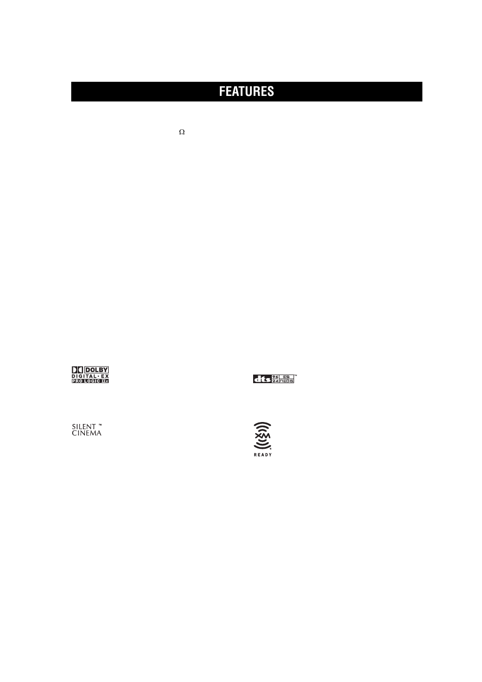 Introduction, Features | Yamaha RX-V457 User Manual | Page 6 / 88