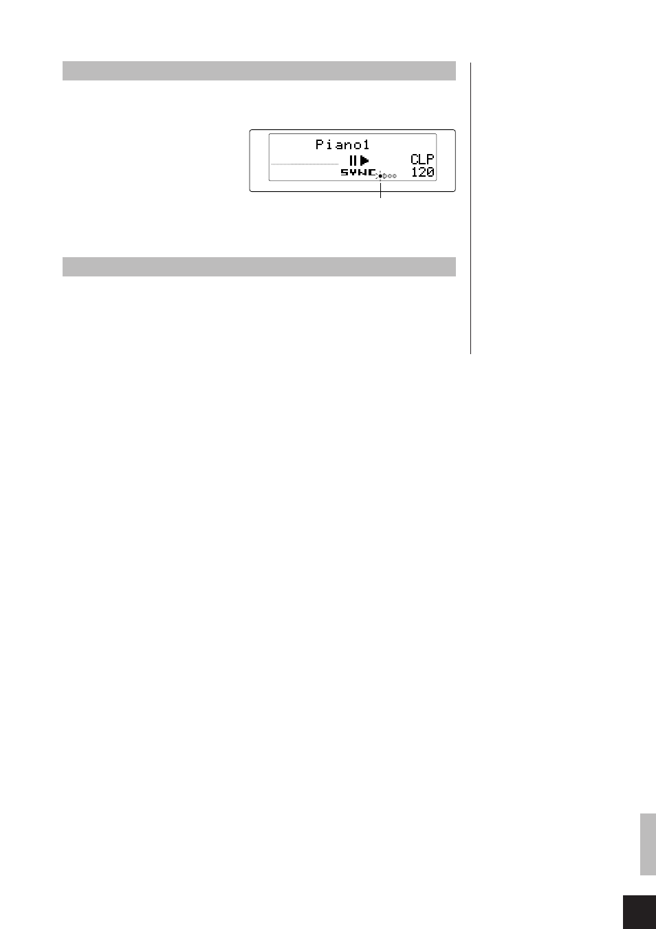 Arranque sincronizado, Función del pedal izquierdo, Uso de la grabadora | Yamaha CLP-811 User Manual | Page 26 / 71