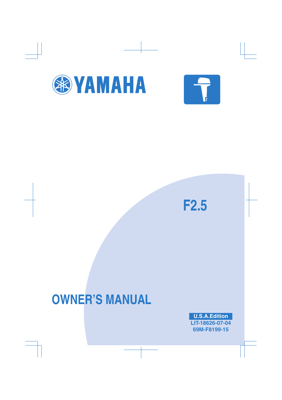 Yamaha F25 User Manual | 66 pages