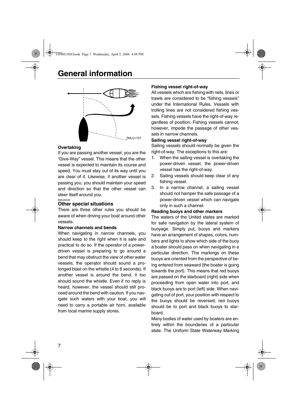 Other special situations, General information | Yamaha F25 User Manual | Page 12 / 66