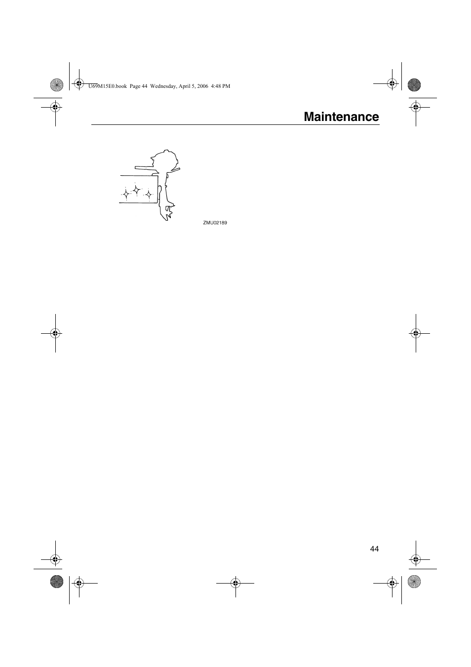 Maintenance | Yamaha F25 User Manual | Page 49 / 66