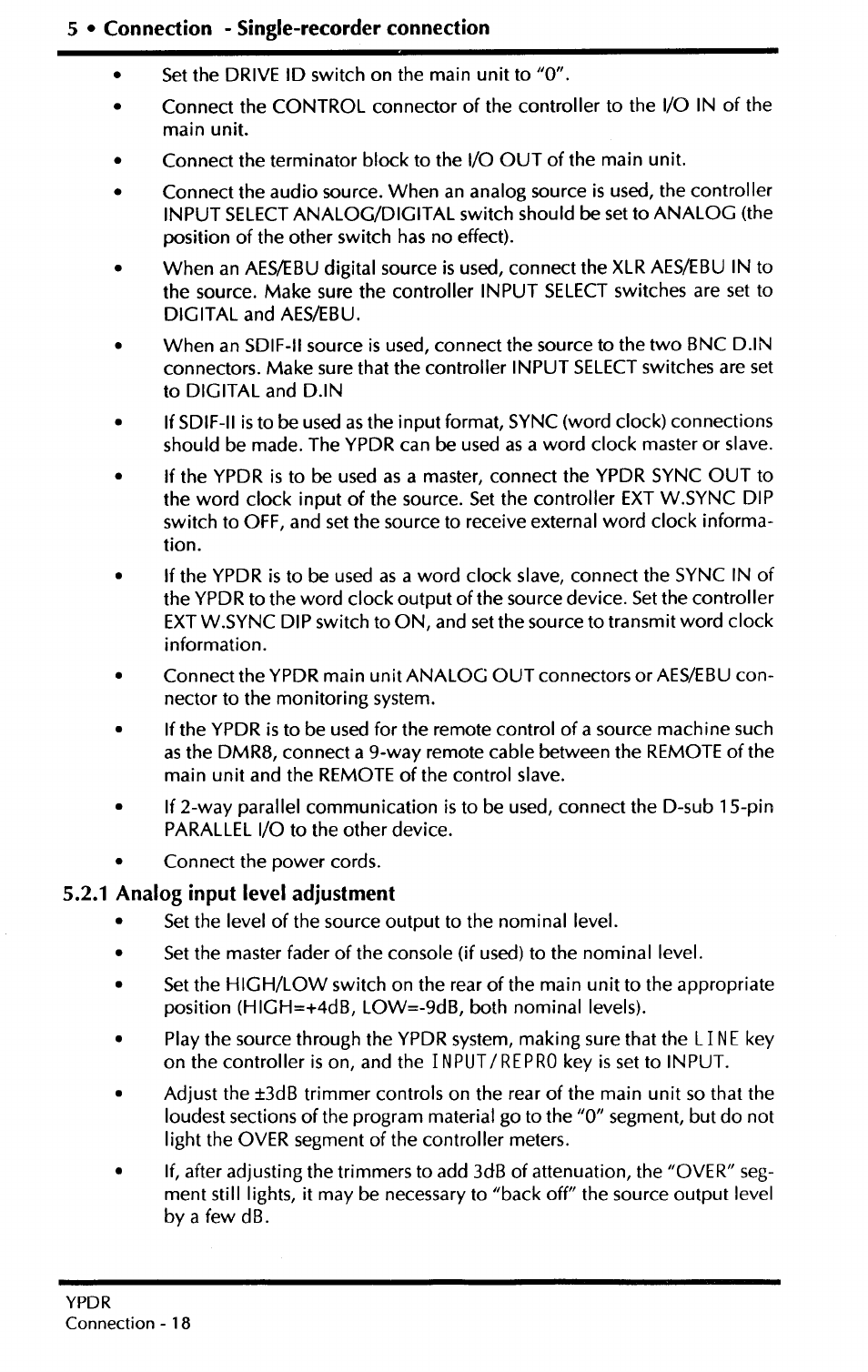 Yamaha YPDR601 User Manual | Page 22 / 42