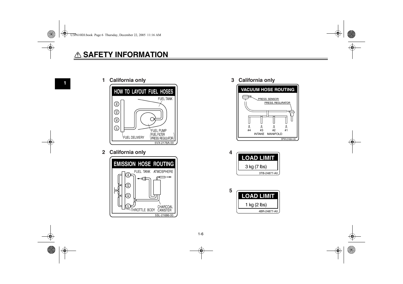 Safety information | Yamaha FJR13AV(C) User Manual | Page 14 / 111