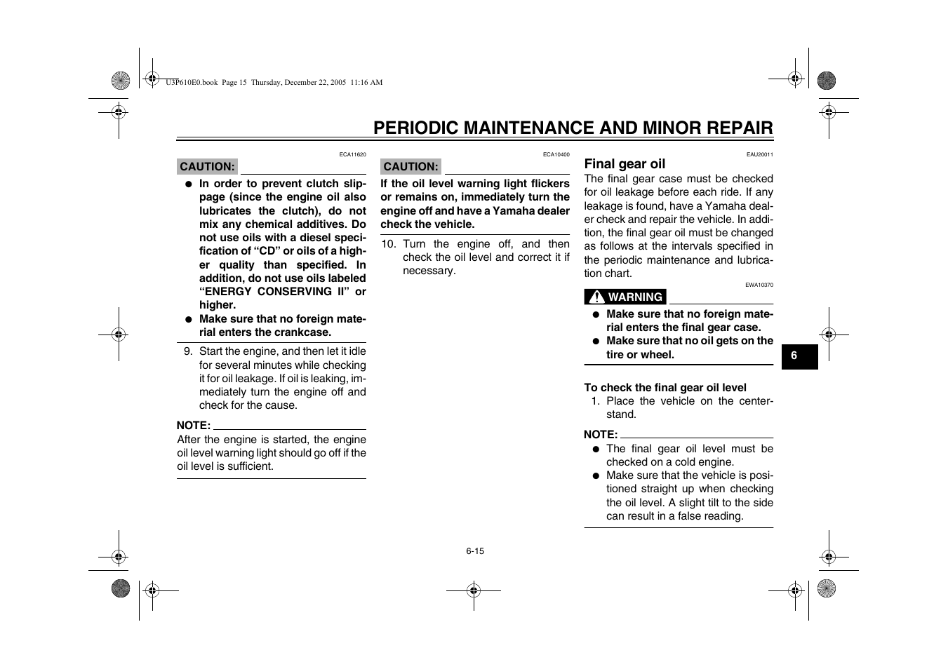 Cleaning the air filter element -18, Periodic maintenance and minor repair | Yamaha FJR13AV(C) User Manual | Page 67 / 111