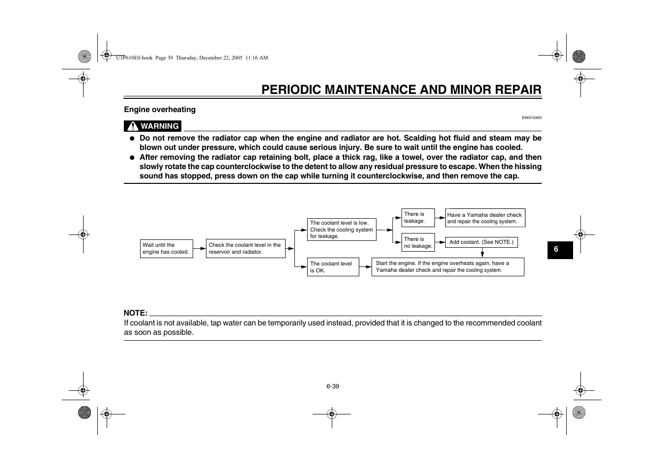 Periodic maintenance and minor repair | Yamaha FJR13AV(C) User Manual | Page 91 / 111