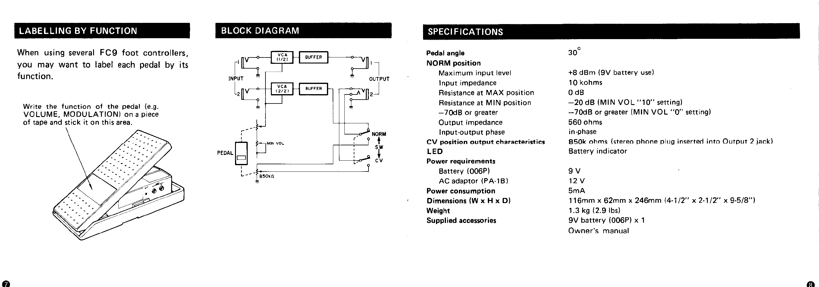 Yamaha Foot Controller FC9 User Manual | Page 6 / 7