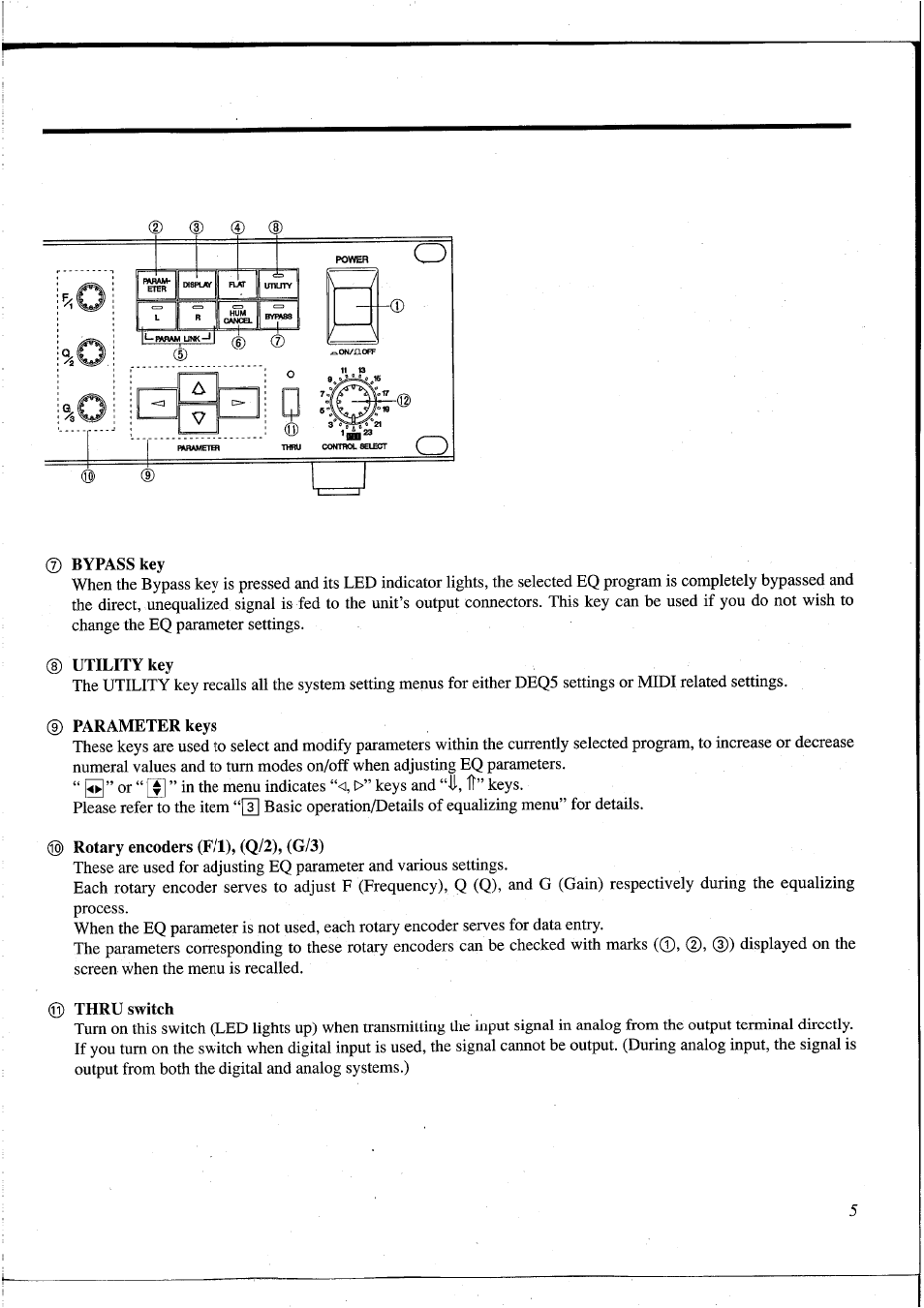 Yamaha DEQ5 User Manual | Page 11 / 191