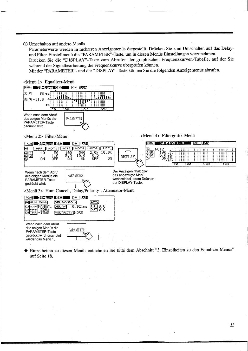 T> 1, Illliil, Fifll | Yamaha DEQ5 User Manual | Page 141 / 191