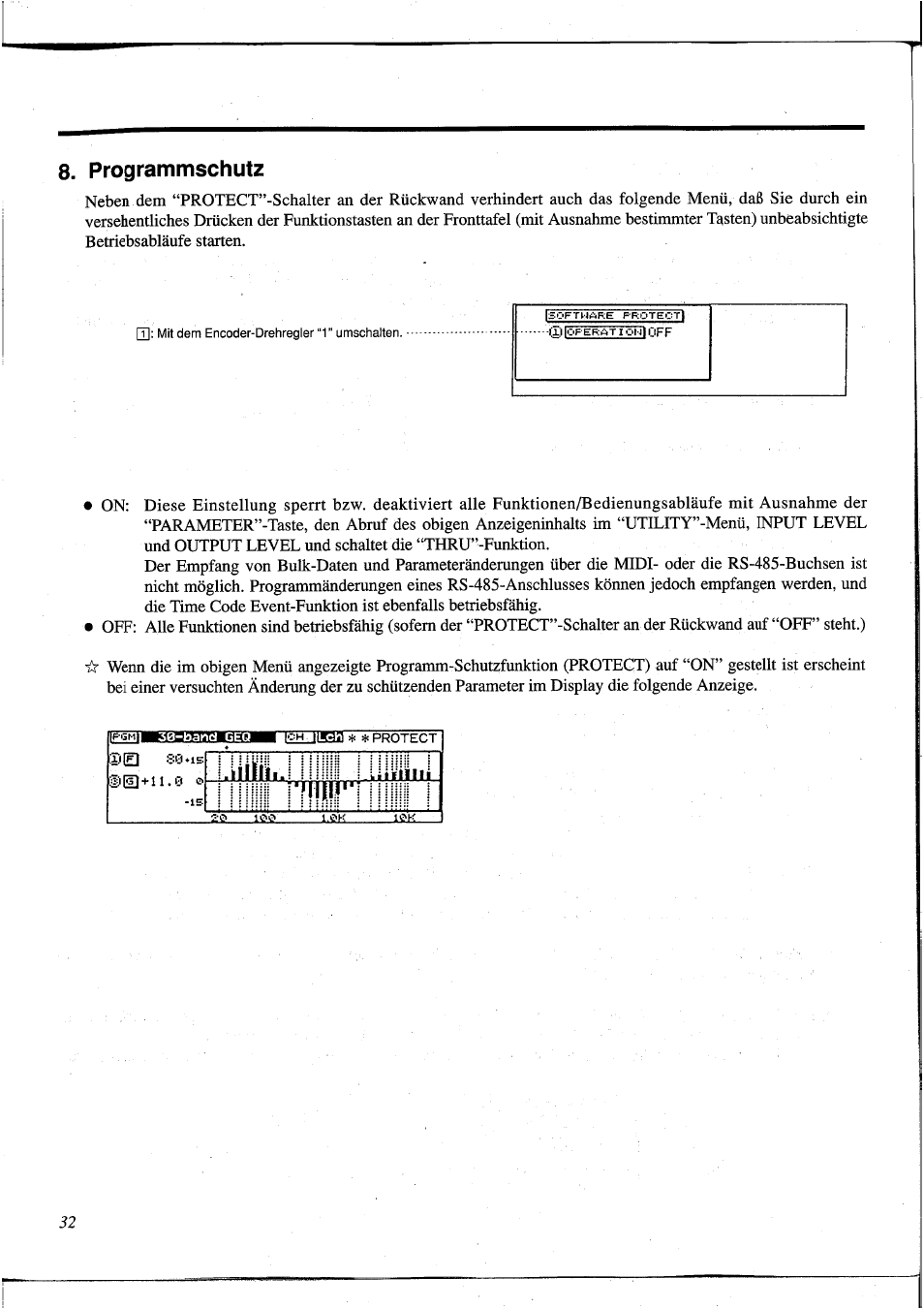 Programmschutz, Illi | Yamaha DEQ5 User Manual | Page 160 / 191