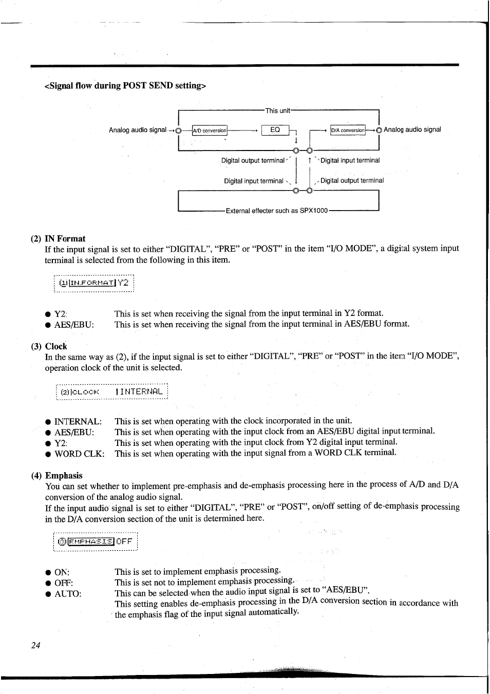 I audio signal | Yamaha DEQ5 User Manual | Page 30 / 191