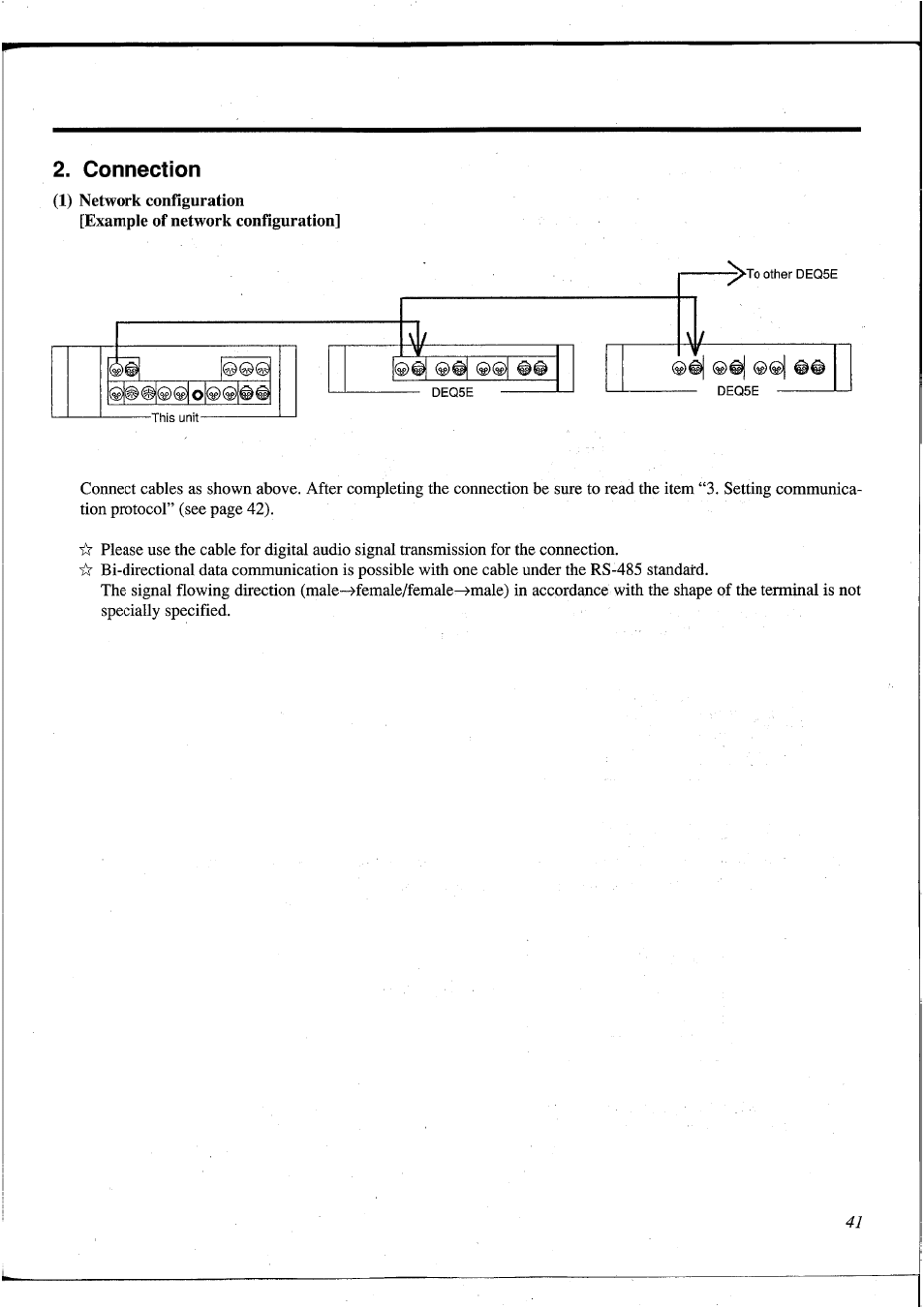 Connection | Yamaha DEQ5 User Manual | Page 47 / 191