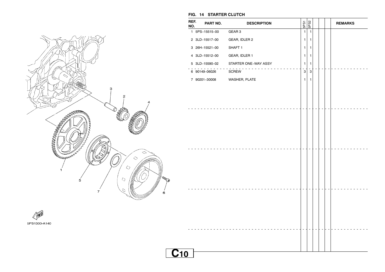 Starter clutch | Yamaha TDM900P User Manual | Page 29 / 79