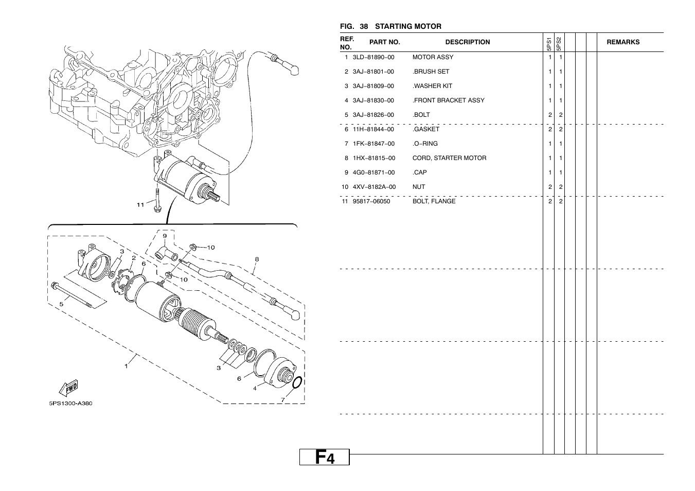 Starting motor | Yamaha TDM900P User Manual | Page 65 / 79