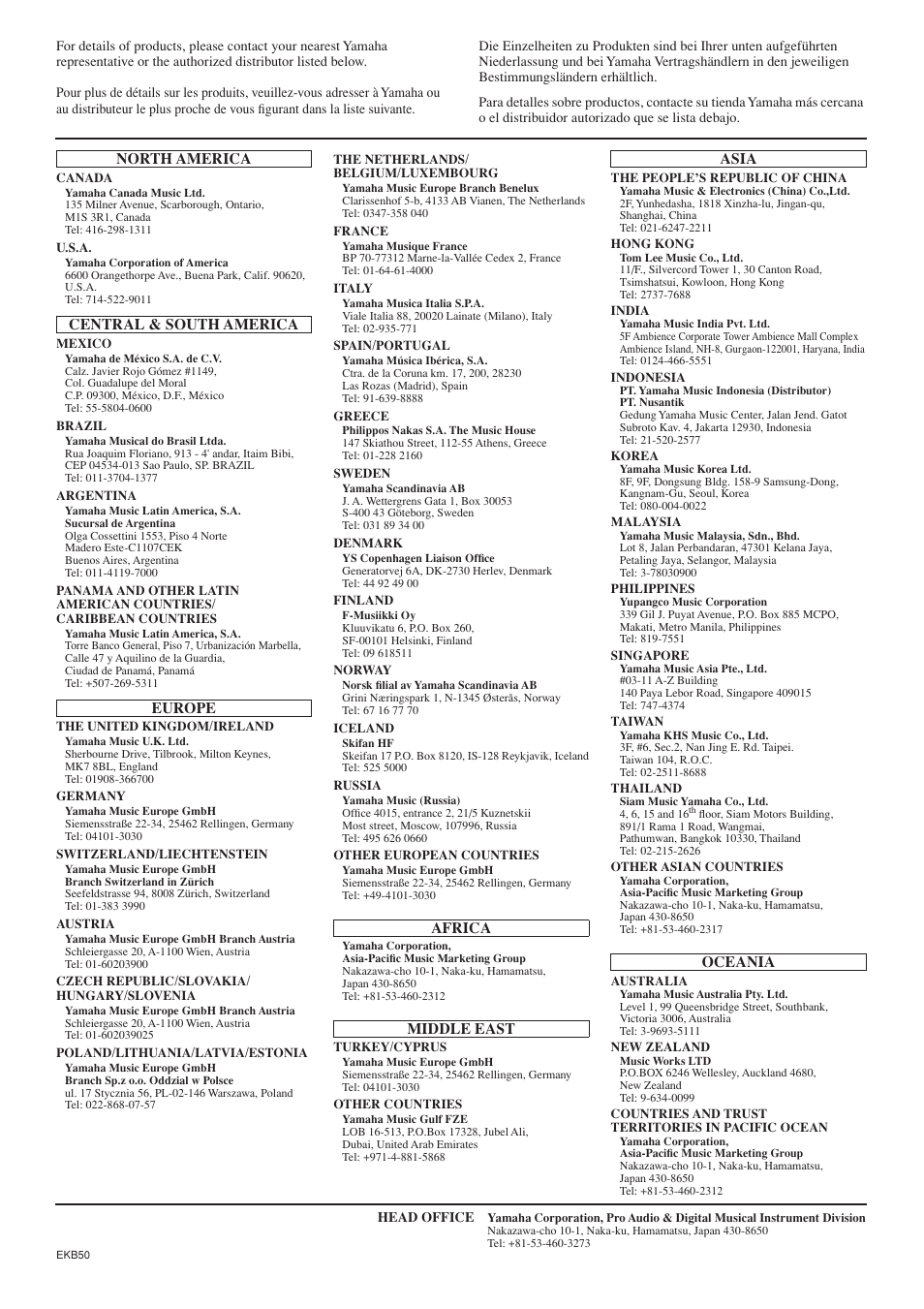 Yamaha CLAVINOVA CVP-505 User Manual | Page 137 / 138